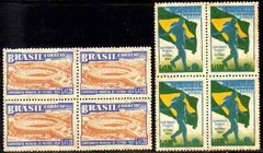Brasil Aéreos 075 / 76 Copa Do Mundo De Futebol Quadras N