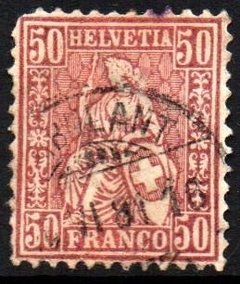 08906 Suiça 48 Helvetia Falha Na Denteação U