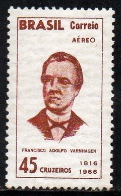 Brasil A 105 Y Visconde de Porto Seguro Papel Marmorizado NNN