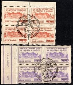 Brasil A 065/66 Hotel Quitandinha Quadras com CBC U
