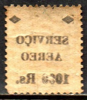 Brasil Aéreos A8 Hermes Decalque no Verso NN (b)