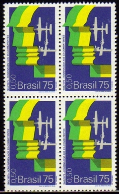 Brasil C 0891 Combatentes da FEB 1975 Quadra NNN