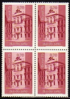 Brasil C 0899 Dia do Selo Quadra 1975 NNN