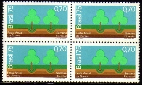 Brasil C 0903 Semana Florestal Quadra 1975 NNN