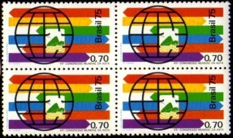 Brasil C 0910 Congresso da Asta Quadra 1975 NNN