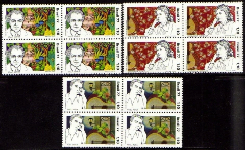 Brasil C 0979/81 Compositores Música Quadras 1977 NNN