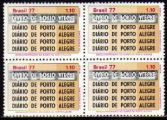 Brasil C 0988 Jornal Diário de Porto Alegre Quadra 1977 NNN