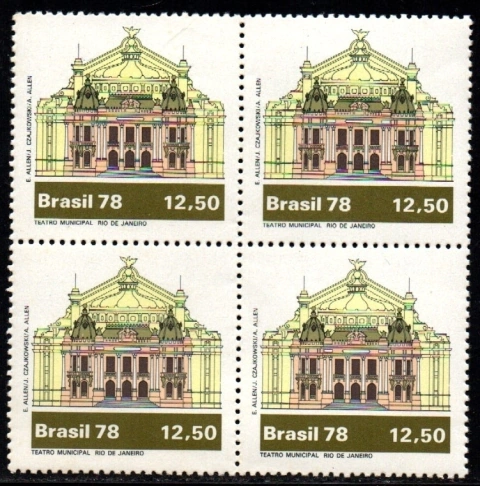 Brasil C 1078 Teatros Brasileiros Quadra 1978 NNN