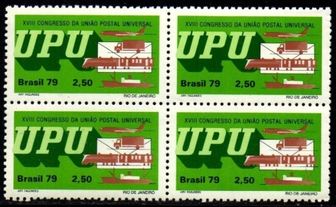 Brasil C 1106 Congresso da UPU União Postal Universal Quadra 1979 NNN