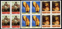 Brasil C 1142/44 Arte Pinturas Portinari Brancusi 1980 NNN