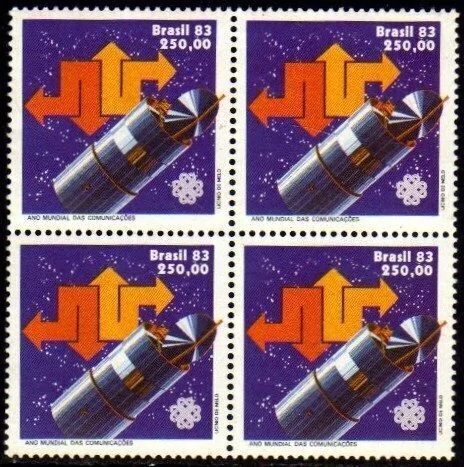 Brasil C 1320 Comunicaäes Satlite Quadra 1983 Nnn