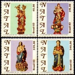 Brasil C 1358/61 Natal Imagens de Madona 1983 Nnn