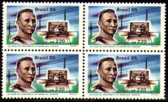 Brasil C 1453 Marechal Rondon Telegrafo Quadra 1985 NNN