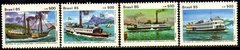 Brasil C 1487/90 Barcos Rio Niterói 1985 NNN