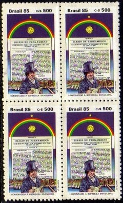 Brasil C 1493 Imprensa Brasileira Quadra 1985 NNN