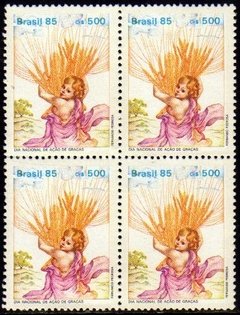 Brasil C 1502 Dia De Ação De Graça Quadra 1985 NNN