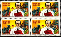 Brasil C 1564 José Américo Escritor Quadra 1987 NNN