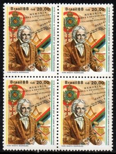 Brasil C 1582 José Bonifácio Quadra 1988 NNN