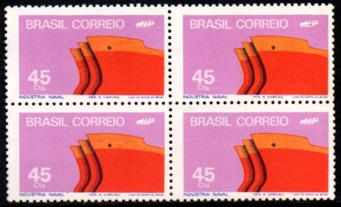 Brasil C 0738 Indústria Nacional Quadra 1972 NNN