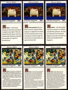 00964 Nações Unidas 563/68 Pinturas Contemporâneas Nnn