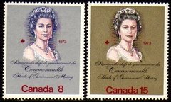 01191 Canada 503/04 Visita Real Rainha Elisabeth Nnn
