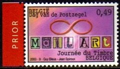 01341 Bélgica 3165 Dia Do Selo Arte Postal Nnn