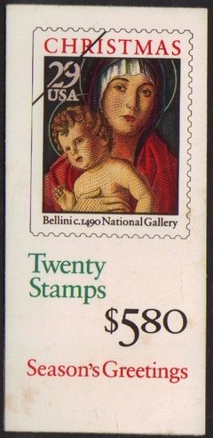01833 Eua Carnet 2122a Natal Madona E Jesus Nnn