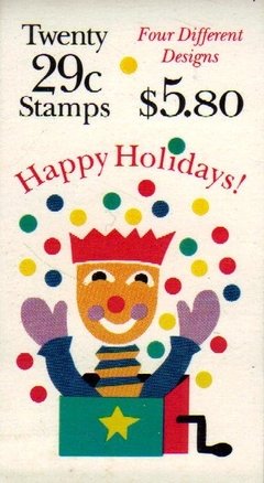 01835 Estados Unidos EUA Carnet 2194a Boas Festas Nnn