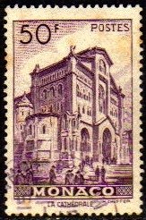01933 Mônaco 313c Vista Da Catedral U