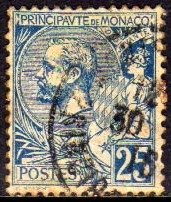 01936 Mônaco 25 Príncipe Albert I U