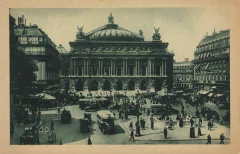 04241 França Cartão Postal Estação De Metro Teatro Opera