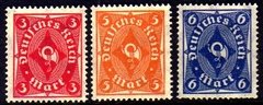 05632 Alemanha Reich 225 + 227/28 Corneta Nnn