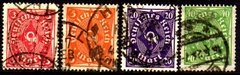 05668 Alemanha Reich 225+227+230+232 Corneta U