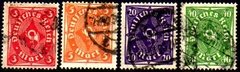 05672 Alemanha Reich 225+227+230+232 Corneta U