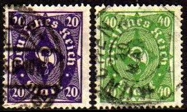 05680 Alemanha Reich 230 + 232 Corneta U