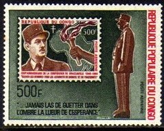 06141 Congo Aéreo 134 General De Gaulle Nn