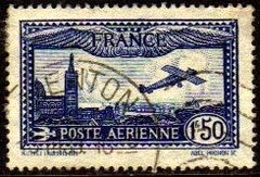 07793 França Aéreo 6 Avião Sobrevoando Marselha U (a)