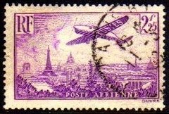 07798 França Aéreo 10 Avião Sobrevoando Paris U