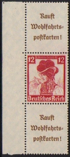08260 Alemanha Reich S 240 Trajes Chapéus N