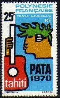 08608 Polinésia Francesa A 28 Turismo Violão NN