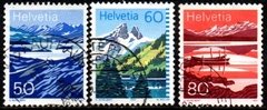 09389 Suiça 1387/88 + 1418 Turismo Paisagens U (a)