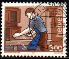 09445 Suiça 1461 Profissões Marceneiro U (a)