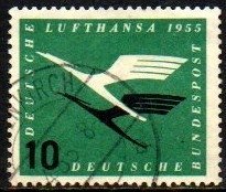 09901 Alemanha Ocidental 82 Lufthanza Logotipo U