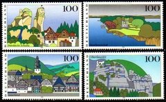 09981 Alemanha Ocidental 1639/42 Paisagens NN