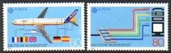 10090 Alemanha Ocidental 1199/1200 Tema Europa Transportes NNN
