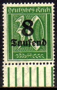 10182 Alemanha Reich 278 X Sobrestampado De 1923 Nnn