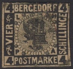 10342 Alemanha Bergedorf 07 Brasão U (Não Expertizado)