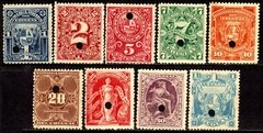 10652 Uruguai 92/100 Provas De Impressão Furos De Segura