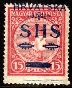 10982 Iugoslavia Croacia 7 Selo Da Hungria Sobrecarga N