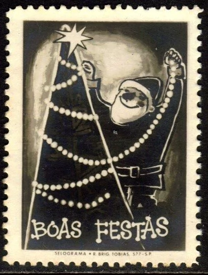 11361 Cinderelas Brasil Boas Festas Selograma